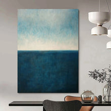 Load image into Gallery viewer, Blue Sea Abstract Art, Fit for Nautical Home Office &amp; Relaxing Spa LargeART2326
