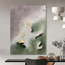 Load image into Gallery viewer, Pastel Textured Abstract Canvas Painting, Perfect for Bohemian Bedroom &amp; Soft - Toned Nursery LargeART1225
