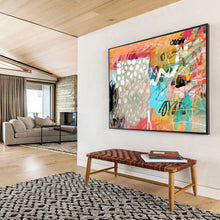 Load image into Gallery viewer, Color Explosion Abstract Art for Bohemian Studio &amp; Trendy Café DKH068
