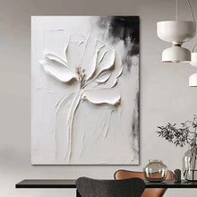 Load image into Gallery viewer, Black &amp; White Minimalist Abstract Art, Perfect for Zen Study &amp; Contemporary Bedroom LargeART2106
