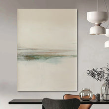 Load image into Gallery viewer, Minimalist Earth Layers – Abstract Landscape Oil with Delicate Strokes DTP226
