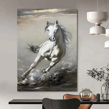 Load image into Gallery viewer, Energetic Abstract Painting, Dynamic Horse Art for Sports Room &amp; Conservatory LargeART2180
