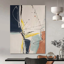 Load image into Gallery viewer, Minimalist Motion - Simple Line Abstract Acrylic, Suitable for Scandinavian - Style Offices and Minimalist Bedrooms DTP037
