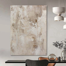 Load image into Gallery viewer, Oversized Hand - painted Neutral Tones Abstract Acrylic Art for Minimalist Hallways LargeART0152
