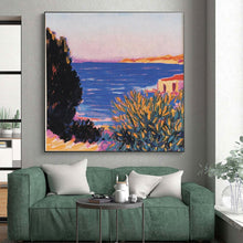 Load image into Gallery viewer, Coastal View in Pastels Art for Beach House Living Room &amp; Relaxing Spa LargeART0878
