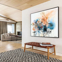 Load image into Gallery viewer, Ethereal Floral Portrait Abstract Painting on Canvas DKH536
