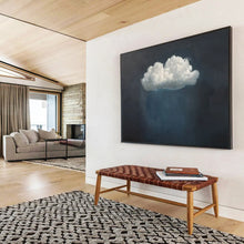 Load image into Gallery viewer, Simple Cloud Abstract - Serene Living Room or Bedroom Art LargeART1524
