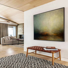 Load image into Gallery viewer, Softly Colored Abstract Landscape Painting on Canvas - “Misty Morning” DKH773
