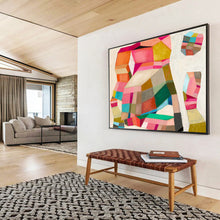 Load image into Gallery viewer, Colorful Geometric Abstract Art for Modern Home Office &amp; Creative Studio DKH070
