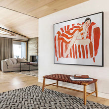 Load image into Gallery viewer, Stylish Reclining Figure Abstract Painting for Mid - Century Living Room &amp; Art Gallery Lounge DKH226
