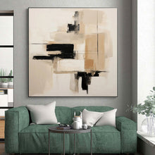 Load image into Gallery viewer, Large - Format Neutral Tonal Abstract Art for Serene Bedroom &amp; Minimalist Office LargeART0530
