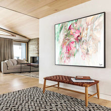 Load image into Gallery viewer, Tropical Floral Dream Abstract Painting on Canvas DKH534
