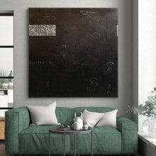 Load image into Gallery viewer, Large - Format Black - White Symbolic Abstract Art for Library &amp; Study Room LargeART0470

