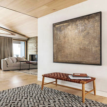 Load image into Gallery viewer, Neutral Textured Abstract - Timeless Living Room Art LargeART1520
