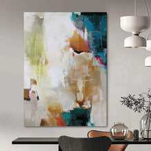 Load image into Gallery viewer, “Colorful Abstract Energy” Abstract Painting on Canvas, Creative Studio Decor DKH1019
