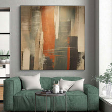 Load image into Gallery viewer, Custom Large - Scale Monochrome Subtle Abstract Art - Perfect for Minimalist Bedroom &amp; Serene Office Space LargeART0813
