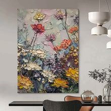 Load image into Gallery viewer, Colorful Impasto Floral Art, Perfect for Cheerful Kitchen &amp; Bright Sunroom LargeART2142
