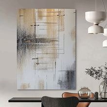 Load image into Gallery viewer, “Earth - Toned Geometric Abstract” Modern Painting on Canvas, Sophisticated Decor Pick DKH979
