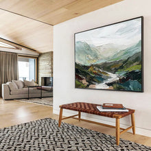 Load image into Gallery viewer, Textured Colorful Valley Abstract Painting DKH468
