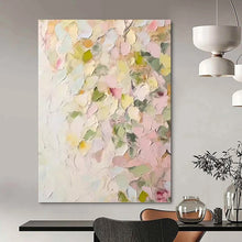 Load image into Gallery viewer, “Pastel Impasto Abstraction” - Soft Color Field Art on Canvas DKH1391
