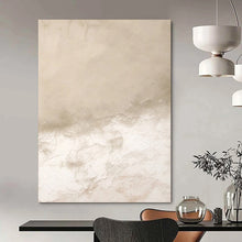 Load image into Gallery viewer, “Beige Textured Calm” – Beige &amp; White Abstract Acrylic with Subtle Textures DTP078
