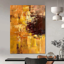 Load image into Gallery viewer, Warm Color - Block Abstract Art, Perfect for Cozy Living Room &amp; Artistic Dining Area LargeART2302
