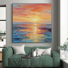 Load image into Gallery viewer, Sunset Ocean View Art - Ideal for Coastal Living Room &amp; Relaxing Spa LargeART0687
