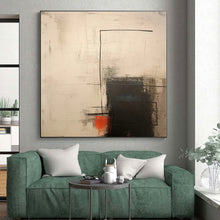Load image into Gallery viewer, Oversized Abstract Geometric in Neutrals Art for Minimalist Home Office &amp; Stylish Hallway LargeART0527
