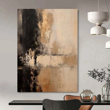 Load image into Gallery viewer, Earthy Tones Abstract Scene Abstract Canvas Painting, Great for Rustic Bedroom &amp; Nature - Inspired Office LargeART1217
