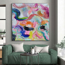 Load image into Gallery viewer, Oversized Rainbow - Swirl Abstract Art for Kids’ Playroom &amp; Art - Loving Retail Shop LargeART0479
