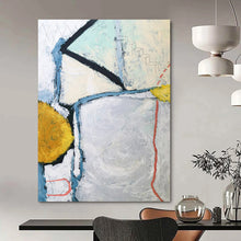 Load image into Gallery viewer, Color - Blocked Abstract with Stairs - Great for Creative Studio &amp; Modern Home Library LargeART2392
