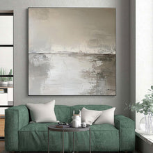 Load image into Gallery viewer, Large Gray and White Abstract Landscape Art - Ideal for Modern Zen Space &amp; Art - Centric Library LargeART0772
