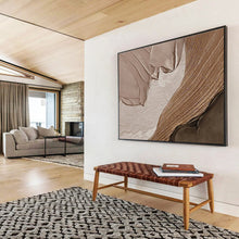 Load image into Gallery viewer, Textured Earth - Tone Abstract Painting DKH467
