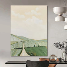 Load image into Gallery viewer, “Pastel Rural Pathway” - Soft - Toned Landscape Art on Canvas DKH1449
