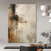 Load image into Gallery viewer, Earth - Toned Abstract Blend Abstract Canvas Painting, Suited for Rustic Living Room &amp; Calm Bedroom LargeART1210
