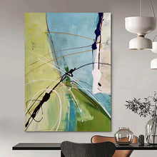 Load image into Gallery viewer, Dynamic Line Abstract Art, Perfect for Contemporary Gallery &amp; Edgy Lounge LargeART2307
