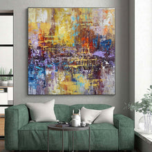 Load image into Gallery viewer, Colorful Urban Melody Art for City Loft Living Room &amp; Trendy Café LargeART0914
