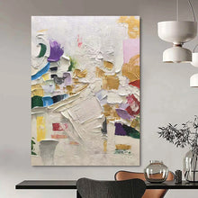 Load image into Gallery viewer, “Colorful Palette Knife Chaos” Abstract Painting on Canvas, Creative Studio Decor DKH1035
