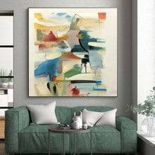 Load image into Gallery viewer, Vibrant Color Block Abstract Acrylic Art - Suited for Art Deco - style Lounge &amp; Creative Kids’ Playroom LargeART0609
