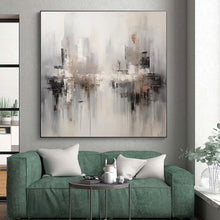 Load image into Gallery viewer, Misty Cityscape Abstraction for Bedroom &amp; Hotel Lobby LargeART0830
