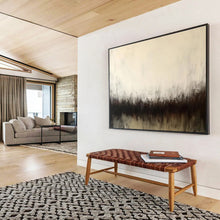 Load image into Gallery viewer, Dark - Hued Abstract Landscape Painting On Canvas for Industrial Loft &amp; Dimly - Lit Study DKH333
