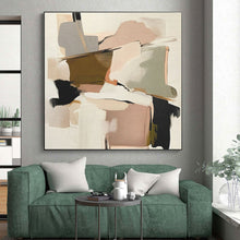 Load image into Gallery viewer, Large Repeated Soft Shape Collage - Ideal for Minimalist Living Room &amp; Serene Spa LargeART0762
