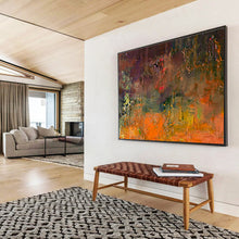 Load image into Gallery viewer, Colorful Blended Abstract Painting On Canvas DKH370
