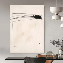 Load image into Gallery viewer, Minimalist Black Stroke Acrylic Art, Suited for Study &amp; Zen Space LargeART1030
