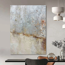 Load image into Gallery viewer, “Textured Grey Concrete” - Rustic Abstract Art on Canvas DKH1508
