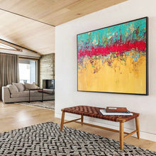 Load image into Gallery viewer, Vibrant Color - Block Abstract Painting On Canvas DKH403
