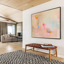 Load image into Gallery viewer, Pastel - Toned Abstract Minimalist Painting for Scandinavian Nursery &amp; Calm Office DKH033
