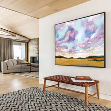 Load image into Gallery viewer, Cheerful Sky - Field Abstract Acrylic painting DLZ149
