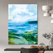 Load image into Gallery viewer, Seaside Hues Blend – Blues, Greens, Whites for Coastal Abstraction DTP183
