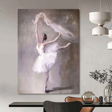 Load image into Gallery viewer, Graceful Abstract Painting, Delicate Ballerina Art for Ballet Academy &amp; Boudoir LargeART2181
